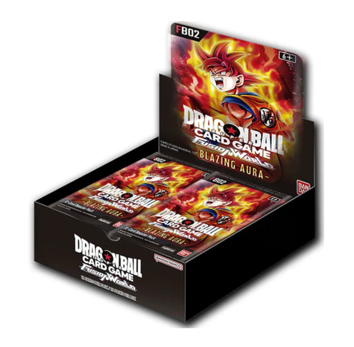 Dragon-Ball-Super-Fusion-World-Blazing-Aura-FB-02-Booster-Box.png Dragon Ball Super Fusion World – Blazing Aura FB-02 – Booster Box - Image 1