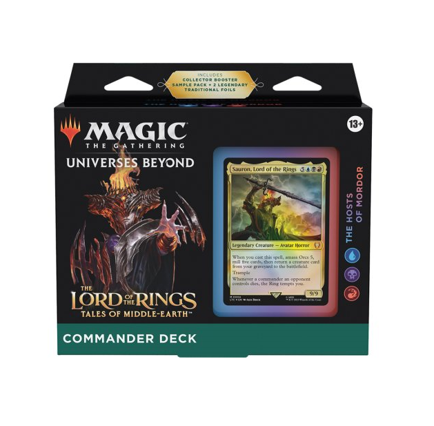 MTG-Commander-Deck-Lord-of-the-Rings-Tales-of-Middle-Earth-The-Hosts-of-Mordor.png MTG Commander Deck Lord of the Rings – Tales of Middle Earth – The Hosts of Mordor - Image 1