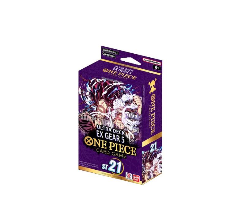 One-Piece-EX-Gear-5-Ultra-Deck-ST21.jpg One Piece – EX Gear 5 – Ultra Deck – ST21 - Image 1