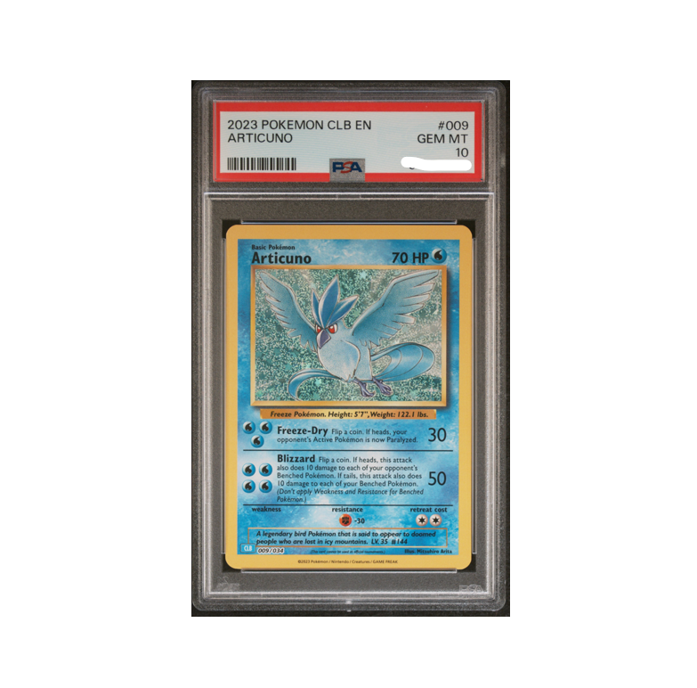 Pokemon-Articuno-Classic-CLB-PSA-10.png Pokemon Articuno Classic CLB – PSA 10 - Image 1