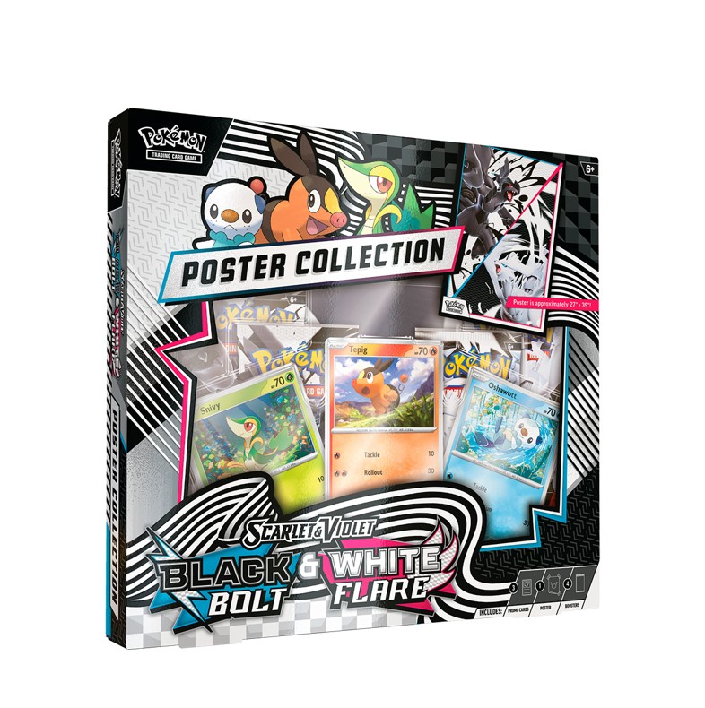 Pokemon-Black-Bolt-White-Flare-Unova-Poster-Collection.jpg Pokemon Black Bolt & White Flare – Unova Poster Collection - Image 1
