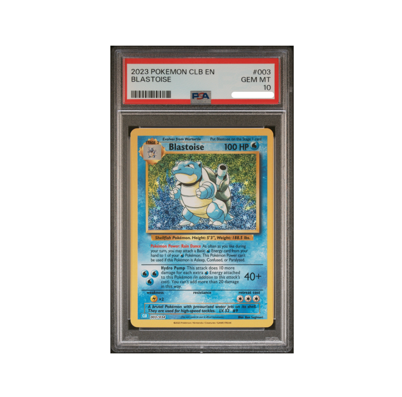 Pokemon-Blastoise-CLassic-CLB-PSA-10.png Pokemon Blastoise CLassic CLB – PSA 10 - Image 1
