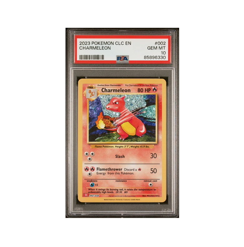 Pokemon-Charmeleon-Classic-TCG-Holo-PSA-10.png Pokemon Charmeleon Classic TCG Holo – PSA 10 - Image 1
