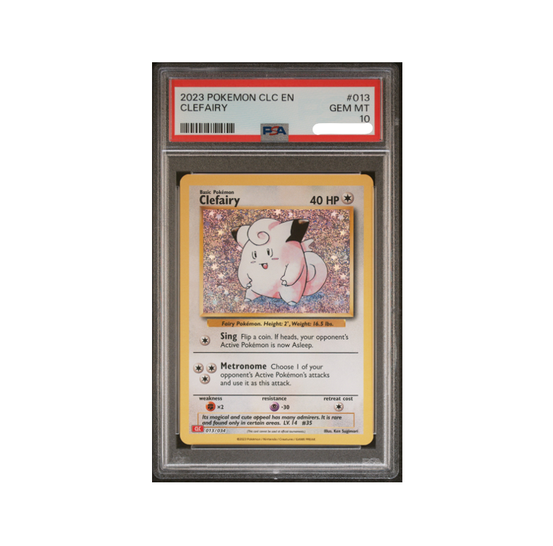 Pokemon-Clefairy-Classic-CLC-PSA-10.png Pokemon Clefairy Classic CLC – PSA 10 - Image 1