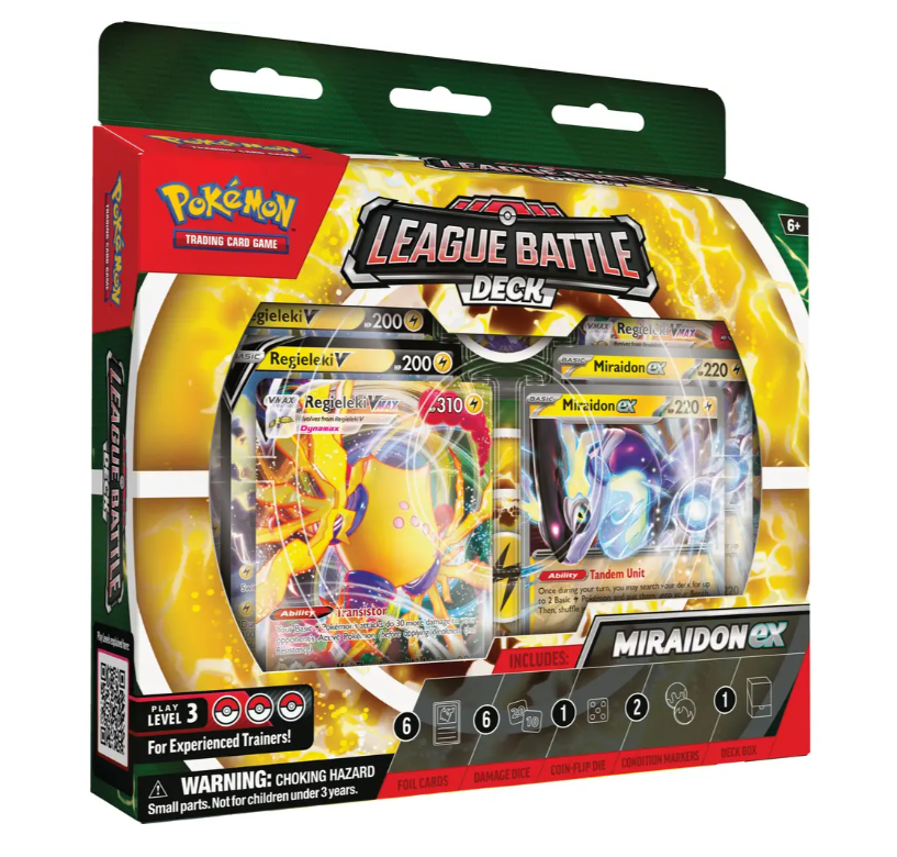Pokemon-League-Battle-Deck-Miraidon-EX.png Pokemon League Battle Deck – Miraidon EX - Image 1