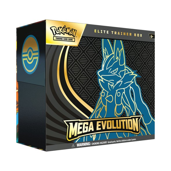 Pokemon-Mega-Evolution-Elite-Trainer-Box-Lucario.jpg Pokemon Mega Evolution Elite Trainer Box – Lucario - Image 1
