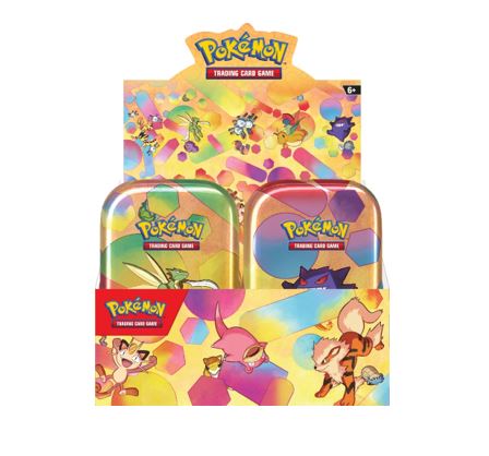 Pokemon-Scarlet-Violet-151-Mini-Tin-Display-10pc.jpg Pokemon Scarlet & Violet 151 Mini Tin Display (10pc) - Image 1