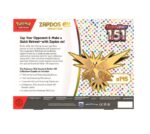 Pokemon Scarlet & Violet 151 Zapdos EX Collection - Image 2
