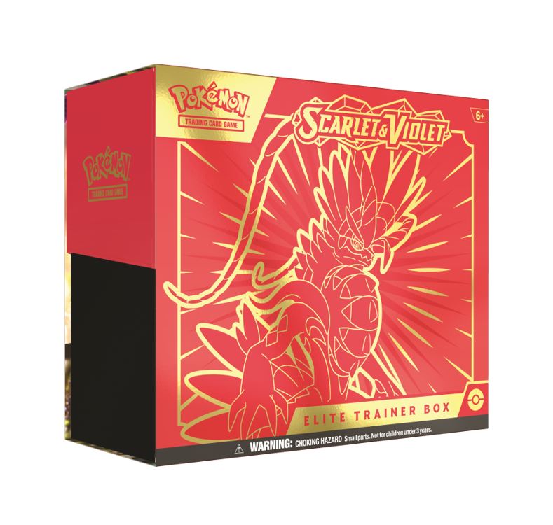 Pokemon-Scarlet-Violet-Elite-Trainer-Box-Koraidon.jpg Pokemon Scarlet & Violet Elite Trainer Box – Koraidon - Image 1