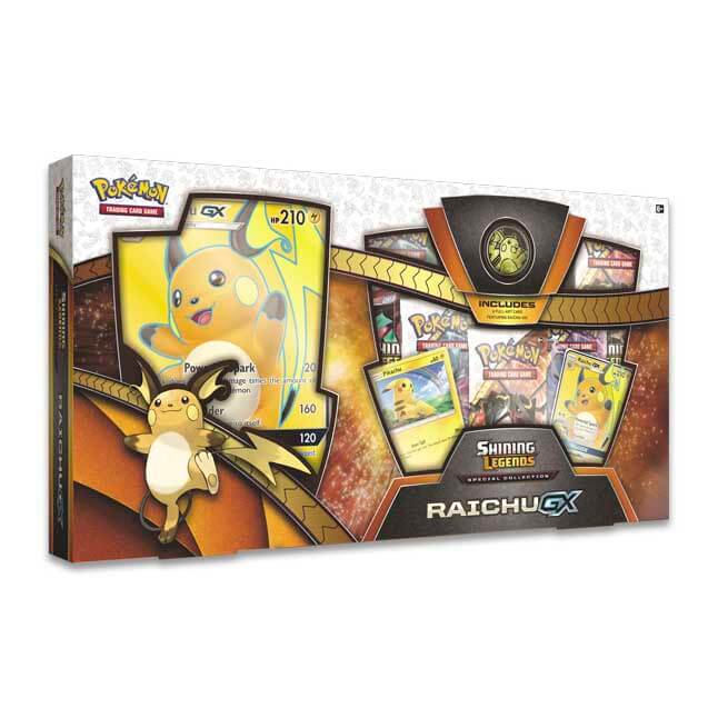 Pokemon-Shining-Legends-Raichu-GX-Special-Collection.jpg Pokemon Shining Legends Raichu GX Special Collection - Image 1
