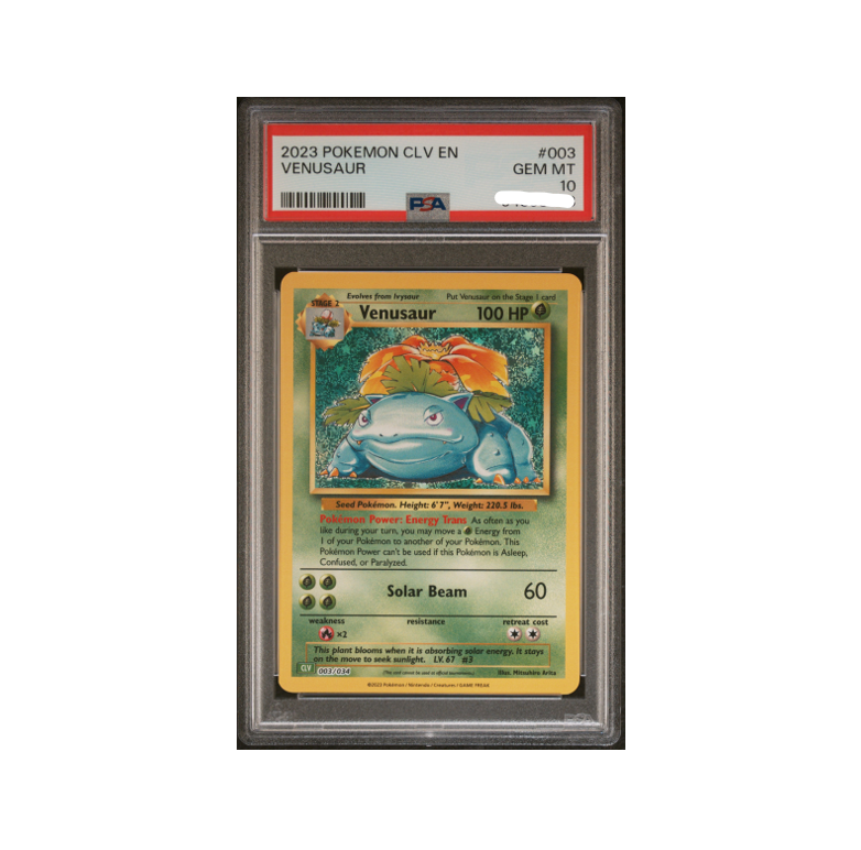 Pokemon-Venusaur-Classic-CLV-PSA-10.png Pokemon Venusaur Classic CLV – PSA 10 - Image 1