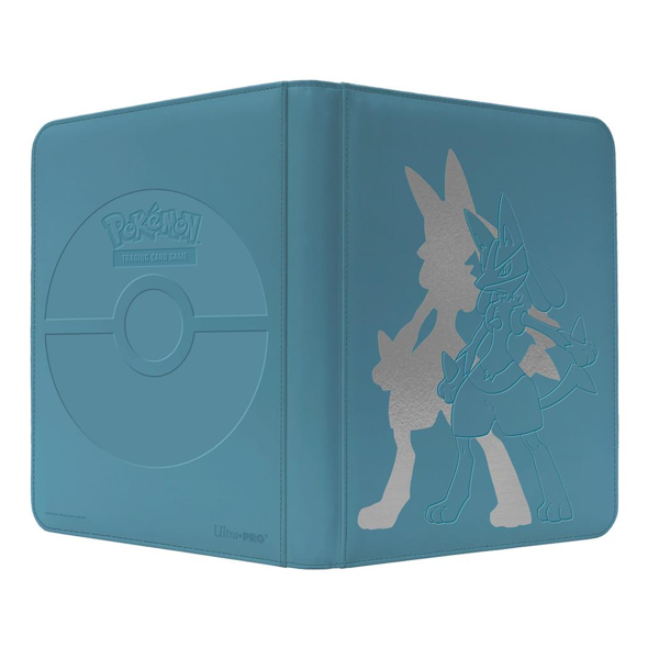 Ultra-Pro-12-Pocket-Binder-Elite-Series-Zippered-Lucario.png Ultra Pro 12-Pocket Binder Elite Series Zippered – Lucario - Image 1