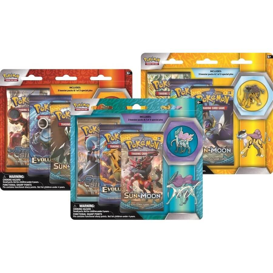 pokemon-tcg-legendary-beasts-collectors-pin-3-pack-1.jpg Pokémon Legendary Beasts Collection Pin 3-Pack (Willekeurige Blister) - Image 1